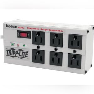 TRIPP-LITE ISOBAR6ULTRA Ultra Diagnostic Surge Suppressor | Maximum Load: 12A